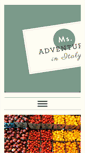 Mobile Screenshot of msadventuresinitaly.com